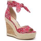 Greydon Espadrille Wedge Sandal - Red - Jessica Simpson Heels