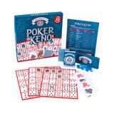 BryBelly Card Games Blue - Poker Keno Game