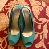 Jessica Simpson Shoes | Blue Sling Back Heels | Color: Blue | Size: 7.5