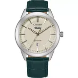 Citizen Men's Eco Day & Date Cream Dial Watch, Size: Large, Green