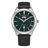 Citizen Men's Eco Day & Date Green Dial Watch, Size: Large, Black