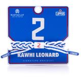 Rastaclat Kawhi Leonard LA Clippers Braided Player Name & Number Team Color Bracelet
