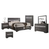 Willa Arlo™ Interiors Amidon Standard 6 Piece Bedroom Set Wood in Gray, Size Queen | Wayfair E53452F7C9AB46E3BFCE7E51781ADFF0