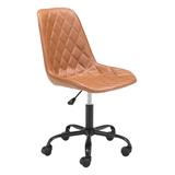Ceannaire Office Chair Tan - Zuo Modern 101981
