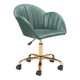 Sagart Office Chair Green - Zuo Modern 101990