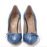 Gucci Shoes | Gucci | Nappa Charlotte Pumps In Riviera Blue | Color: Blue | Size: 8.5