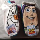 Disney Accessories | Frozen Socks And Toy Story | Color: Blue/White | Size: Osg