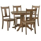 Brite Lite New Neon Lauver Dining Set Wood in Brown, Size 30.0 H in | Wayfair 75D9C080CF9843ED95F0DC67EDAE0307