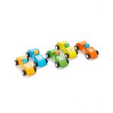 Jack Rabbit Creations Push and Pull Toys - Pull-Back Race Car Toy - Set of Five