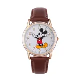 Disney's Mickey Mouse Women's Brown Classic Watch, Size: Medium