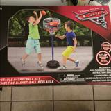 Disney Toys | Kids Adjustable Basketball Hoop | Color: Black/Red | Size: Osbb