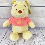 Disney Toys | Disney Winnie The Pooh Rattle Plush Toy Light Pink | Color: Pink/Yellow | Size: 12