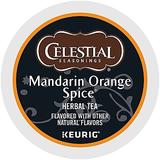 96 Ct Celestial Seasonings Mandarin Orange Spice Tea 96-Count (4 Boxes Of 24) K-Cup® Pods. - Kosher Single Serve Pods