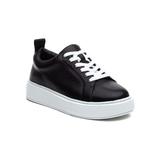 Delilah Sneaker Black Leather - Black - J/Slides Sneakers