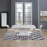 Black/Brown Area Rug - Modway Lida Moroccan Trellis Charcoal/Black Area Rug Polyester in Black/Brown, Size 60.0 W x 0.5 D in | Wayfair R-1001B-58