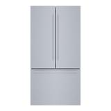 Bosch 800 Series 36" Counter Depth 20.8 cu. ft. Smart Energy Star French Door Refrigerator w/ Flex Bar, Stainless Steel in Black | Wayfair