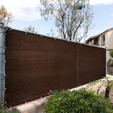 ColourTree Customize 8' Composite Privacy Screen Composite, Size 96.0 H x 396.0 W x 1.0 D in | Wayfair ctm8' x 33'Brown