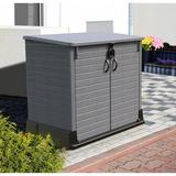 Duramax Building Products 4 ft. W x 2 ft. D Plastic Horizontal Garbage Shed, Size 43.31 H x 51.2 W x 29.1 D in | Wayfair 86620