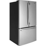 GE Appliances 36" Energy Star French Door 27 cu. ft. Refrigerator, Stainless Steel, Size 69.88 H x 35.75 W x 36.38 D in | Wayfair GNE27JYMFS
