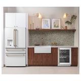 Café™ Café Smart Appliances 36" French Door 27.8 cu. ft. Refrigerator, Size 69.875 H x 35.625 W x 36.75 D in | Wayfair CVE28DP4NW2