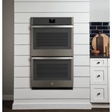 GE Appliances GE Smart Appliances Smart Built-in 30" Self-Cleaning Convection Electric Double Wall Oven | Wayfair JTD5000ENES