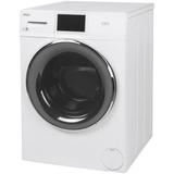 Haier Smart Appliances 2.4 cu. ft. Energy Star Smart Front Load Washer in White in Gray/White, Size 33.25 H x 23.44 W x 25.63 D in | Wayfair