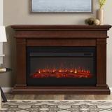 Real Flame Beau Electric Fireplace in White, Size 42.13 H x 58.5 W x 11.38 D in | Wayfair 8080E-W