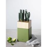 ZWILLING J.A. Henckels Zwilling Now S 8-piece Knife Block Set High Carbon Stainless Steel in Green | Wayfair 33407-000
