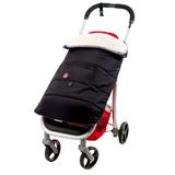 Kushies Baby Stroller Blanket Fleece, Sherpa in Black, Size 34.0 H x 21.0 W x 2.0 D in | Wayfair W460399