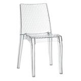 Grandsoleil Dining Side Chair in Gray, Size 33.1 H x 19.6 W x 21.3 D in | Wayfair S6319TR
