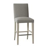 Fairfield Chair Clark 30" Bar Stool Upholstered in Gray/Brown, Size 45.5 H x 19.5 W x 23.0 D in | Wayfair 1015-07_ 3160 63_ Tobacco