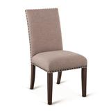 Alcott Hill® Johnone Dining Chair Upholstered/Fabric in Brown, Size 39.4 H x 21.0 W x 26.8 D in | Wayfair 8D84C0B4B427496F9D213C7CE7A38D67