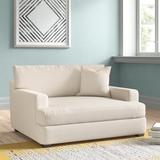Armchair - Wayfair Custom Upholstery™ Emilio 124.46Cm Armchair Sunbrella®/Sustain®/Polyester/Cotton/Other Performance Fabrics