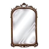 Astoria Grand Hodgdon Traditional Accent Mirror Resin, Wood in Yellow, Size 53.0 H x 34.0 W x 3.0 D in | Wayfair 792A5C377A394CCCADEF04F34F1B8DD6
