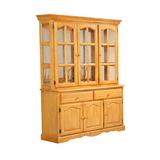 Birch Lane™ Rosemary Elick Lighted China Cabinet Wood in Red/Black, Size 74.0 H x 55.5 W x 18.0 D in | Wayfair 8E689F9F3CAE42988E2CA06D0783A6A7