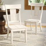 Three Posts™ Fortville Side Chair Wood in White, Size 39.17 H x 19.88 W x 22.95 D in | Wayfair 4ABF7EFCB04E416DAE11F9BD27052EBF