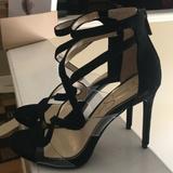 Jessica Simpson Shoes | Jessica Simpson Suede Stiletto Pumps | Color: Black | Size: 8.5