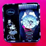 Disney Accessories | Disney Mickey Mouse Silver Watch | Color: Silver | Size: Os