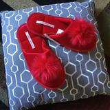 Victoria's Secret Shoes | Brand New Vs House Slippers | Color: Red | Size: S 5-6