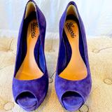 Gucci Shoes | Euc Gucci Heels | Color: Purple | Size: 9
