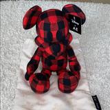 Disney Other | Final Price Disney+ Ae Collab Buffalo Plaid Mickey | Color: Black/Red | Size: Os