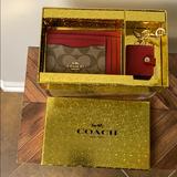 Coach Bags | Coach Boxed Mini Skinny Id Case And Picture Frame | Color: Red | Size: Os
