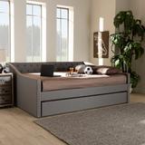 Alcott Hill® Davian Daybed w/ Trundle Metal in Gray/White, Size 33.0 H x 58.0 W x 88.0 D in | Wayfair 7C63C04449854229AA97570FDDC7F37C