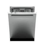 Bertazzoni 24" 48 Decibel dBA Stainless Steel Built-In Dishwasher w/ Professional Series Handle Kit in Black/Gray/White | Wayfair