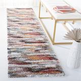 Red Indoor Area Rug - Ebern Designs Araxi Abstract Area Rug in Ivory/Rust Polypropylene in Red, Size 27.0 W x 0.98 D in | Wayfair