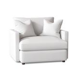 Armchair - Wayfair Custom Upholstery™ Madison 47" Down Cushion Armchair Sunbrella®/Polyester/Cotton/Velvet/Microfiber/Microsuede/Other Performance Fabrics/Fabric