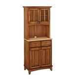 Andover Mills™ Presswood Dining Hutch Wood in Brown, Size 72.0 H x 36.0 W x 15.85 D in | Wayfair 3B28F3D0D4DE41F9AACFF44A03C50AC2