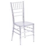 Flash Furniture BH-ICE-CRYSTAL-GG Stacking Chiavari Chair - Polycarbonate, Crystal Ice