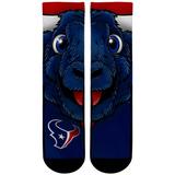 Youth Rock Em Socks Houston Texans Split Face Mascot Crew