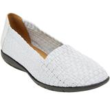 Wide Width Women's The Bethany Flat by Comfortview in White (Size 7 W)